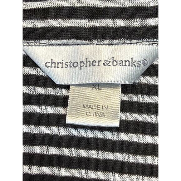 Christopher Banks Black Mini Polka Dot Zip Front Moto Jacket Women's Size XL - Picture 5 of 12